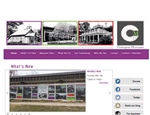 Tablet Screenshot of claringtonmuseums.com